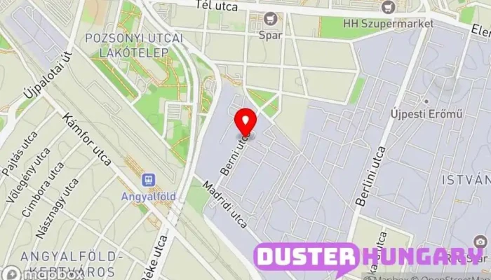 térkép JAM Autófényező Kft. Autójavító ban Budapest