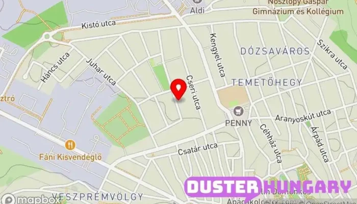 térkép Jámbor Zsolt Autószerelő-mester Autójavító ban Veszprém