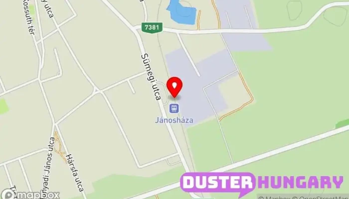 térkép Jánosháza Vasútállomás ban Jánosháza