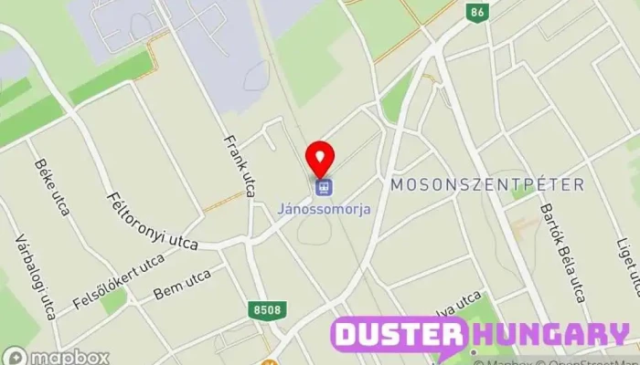 térkép Jánossomorja Megálló, Buszmegálló, Vasútállomás ban Jánossomorja