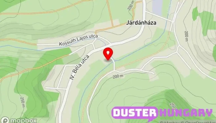 térkép Járdánháza  ban Járdánháza