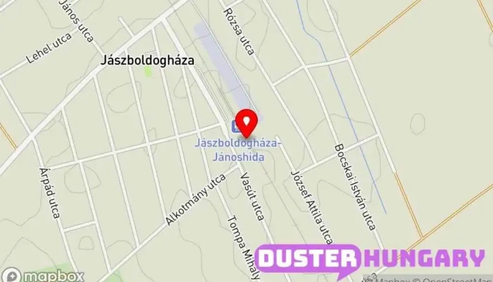 térkép Jászboldogháza-Jánoshida Vasútállomás ban Jászboldogháza