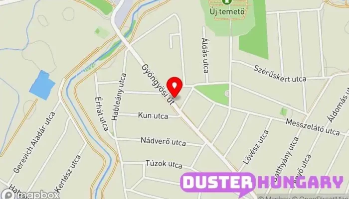 térkép JászWinGate Szolgáltató és Kereskedelmi KFT. Garázsépítő, Építési vállalat ban Jászberény