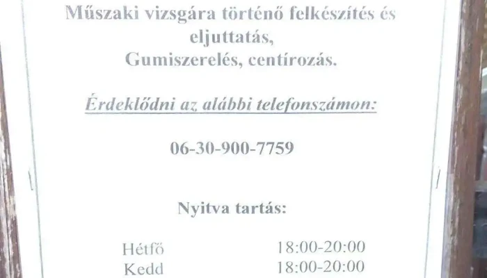 Jenes Lorant   Autoszerelo Osszes - Nagyréde