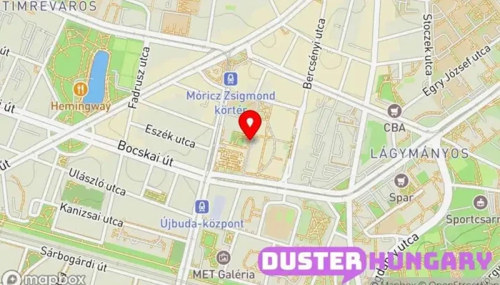térkép J&J kulcsmásoló, cipőjavító Kulcsmásolás ban Budapest