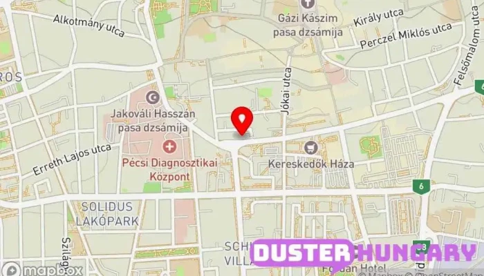 térkép Jobcapital Toborzóiroda ban Pécs