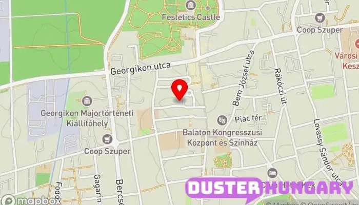 térkép Jordanics Cukrászda Cukrászda ban Keszthely