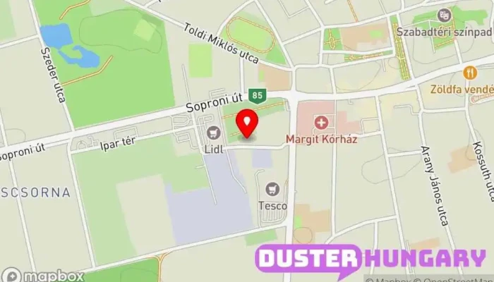 térkép Jószív Temetkezési Kft. - Csornai Kirendeltség Temetkezési vállalkozás ban Csorna