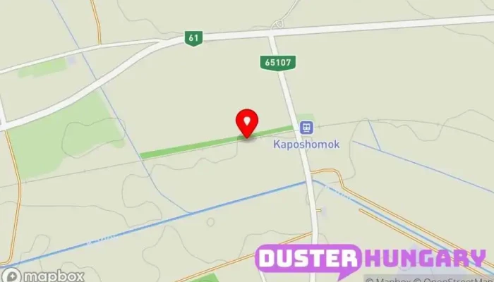 térkép Kaposhomok Vasútállomás ban Taszár