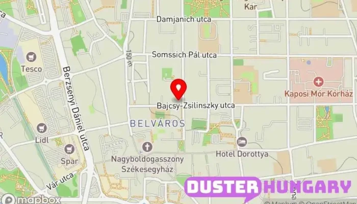 térkép Kaposvári Törvényszék Bíróság ban Kaposvár