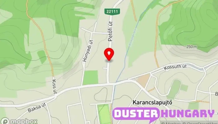 térkép Karancslapujtő, Orvosi rendelő Buszmegálló ban Karancslapujtő