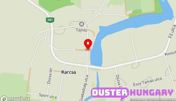 térkép Karcsa  ban Karcsa
