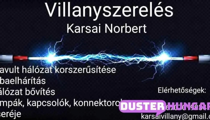 Karsai Norbert Villanyszerelő - Lászlócsere Dűlő