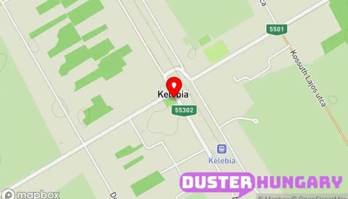 térkép Kelebia Kft.  ban Kelebia