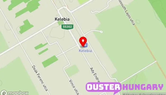 térkép Kelebia, vasútállomás Buszmegálló ban Kelebia
