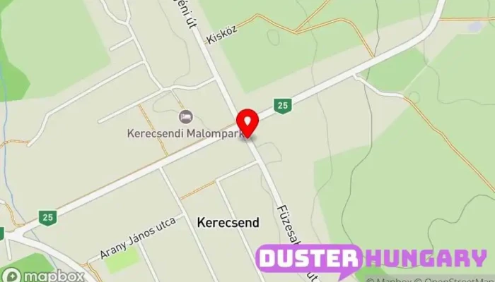 térkép Kerecsend, Fő utca 60. Buszmegálló ban Kerecsend