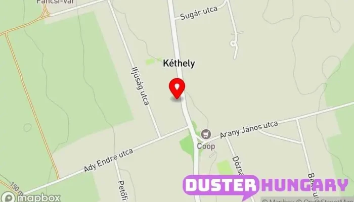 térkép Kéthely  ban Kéthely