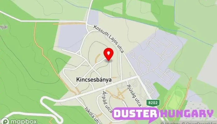 térkép Kincses-Gép Kft. Kivitelező ban Kincsesbánya
