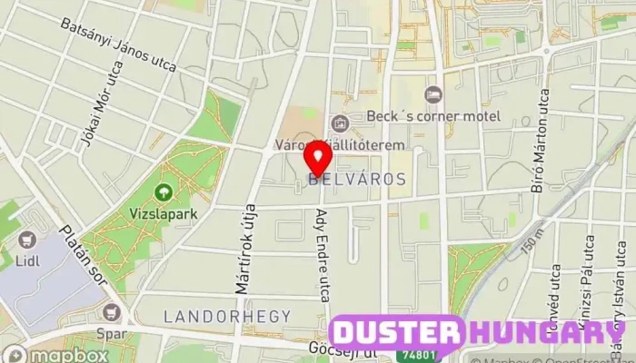 térkép Kip-Kop Gyorsszolgálat Lakatos ban Zalaegerszeg