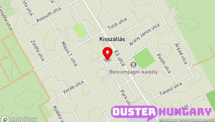 térkép Kisszállás  ban Kisszállás