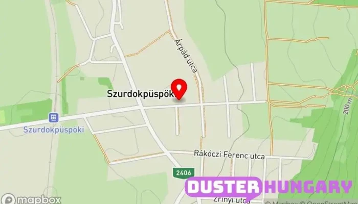 térkép KollarGarage Szélvédőjavító ban Szurdokpüspöki