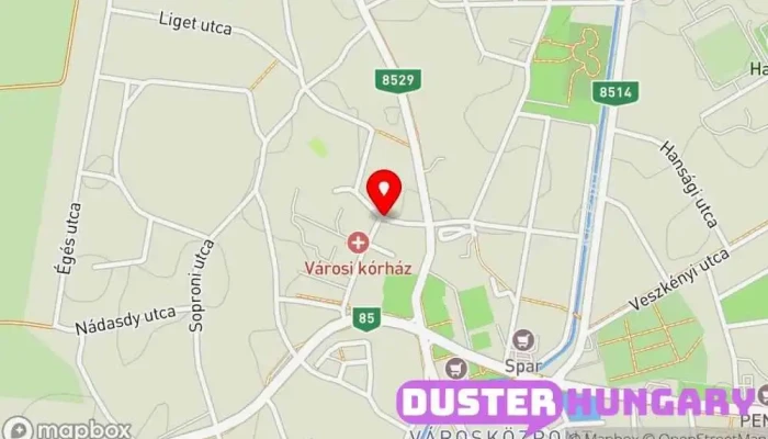 térkép Könnyűszerkezetes ház  ban Kapuvár