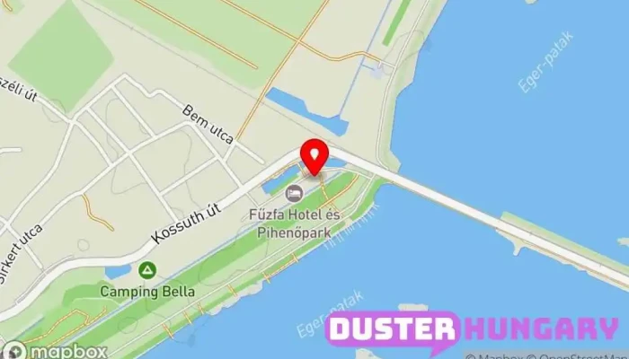 térkép Kovács Géza e.v. Vállalati iroda ban Poroszló