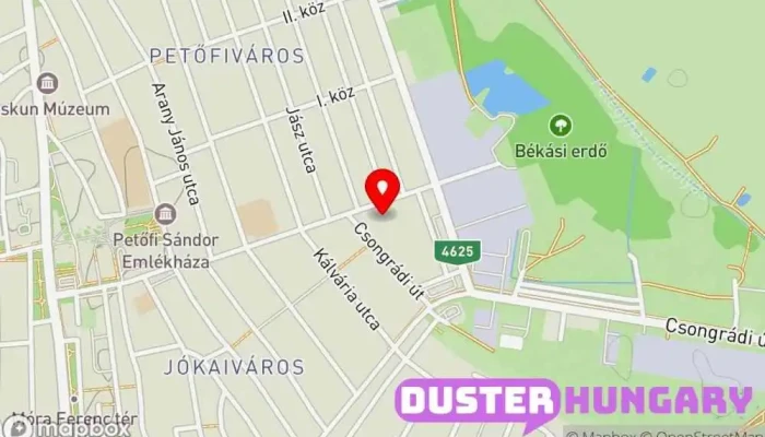 térkép Kovács Tibor Háztartási Gép- és Mosógép Javítás, Szervíz Mosó- és szárítógépjavítás, Kulcsmásolás, Mikrohullámú sütők javítása, Varrógépjavítás, Porszívójavítás ban Kiskunfélegyháza