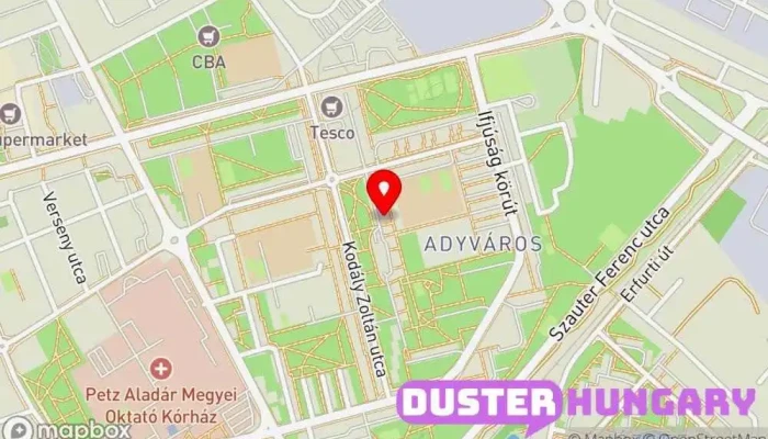 térkép Kulcsmásoló Győr Kulcsmásolás ban Győr