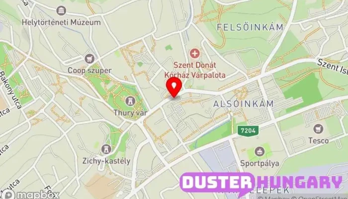 térkép Kulcsmásoló Várpalota Kulcsmásolás ban Kerékpárszaki