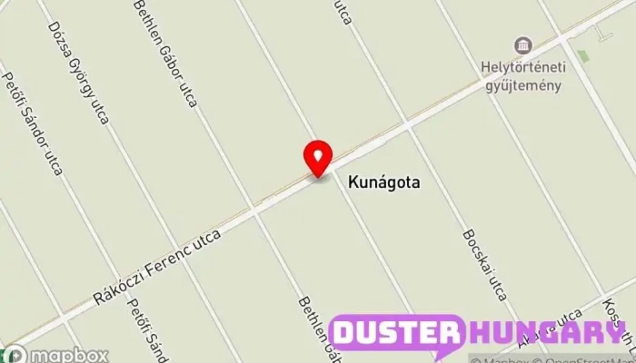 térkép Kunágota  ban Kunágota