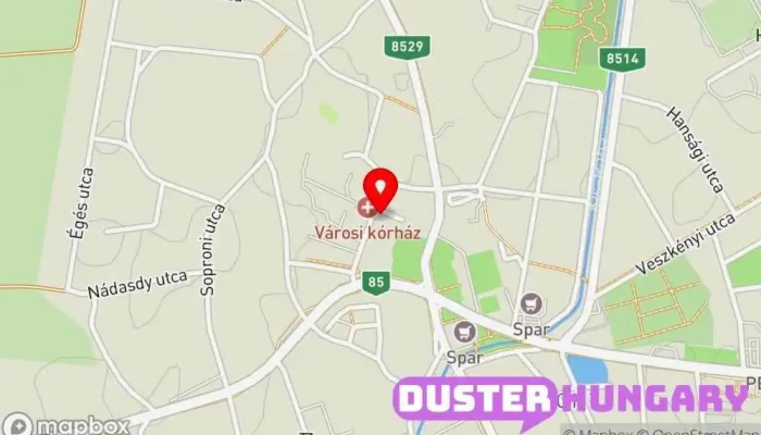 térkép Kunczi Kft. Társasház ban Kapuvár