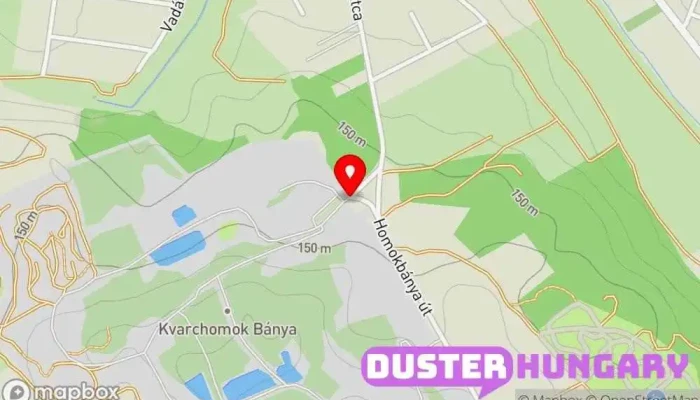 térkép Kvarchomok Kft. Bánya ban Sóskút