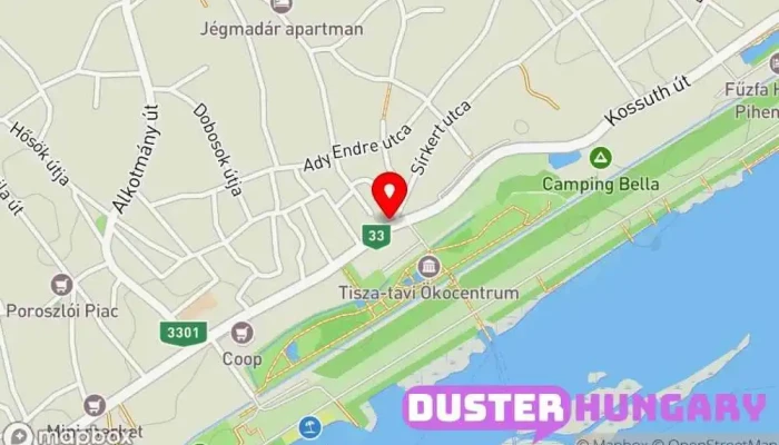 térkép Ladik Halászcsárda Étterem ban Poroszló