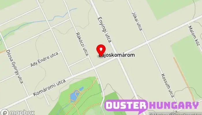 térkép Lajoskomárom  ban Lajoskomárom