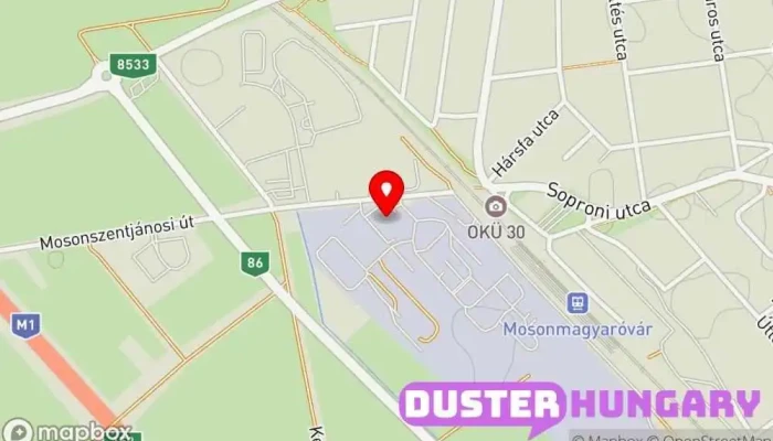 térkép Lajta-Haas Kft. Műanyaggyártó vállalat ban Mosonmagyaróvár