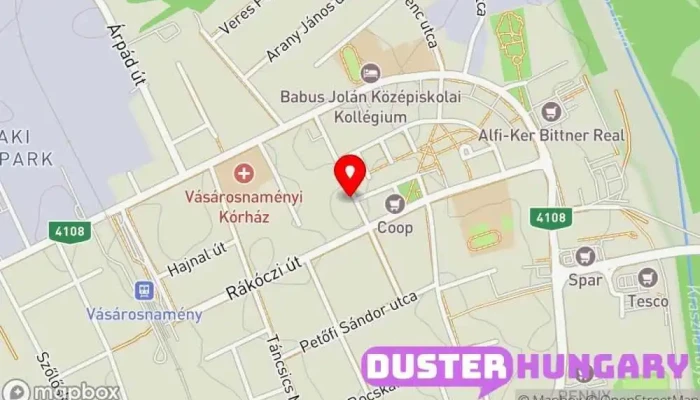 térkép Lakatos és Társa Bt. Műanyag tartályok és műanyag aknák gyártása, műanyag hegesztés. Esővíztartály-beszállító, Műanyag termékek forgalmazója ban Vásárosnamény