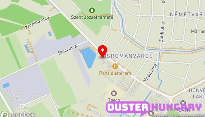 térkép Lakatos József Autófényezés Karosszérialakatos, Autófestés ban Gyula