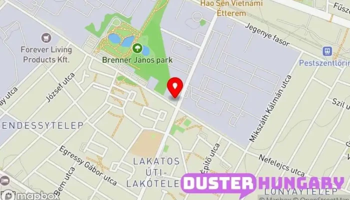 térkép Lakatos kézi autómosó Autómosó ban Budapest