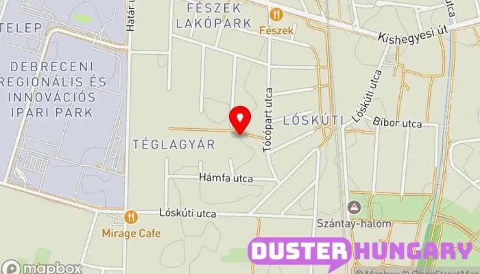 térkép LakatosBT. Borklub ban Debrecen