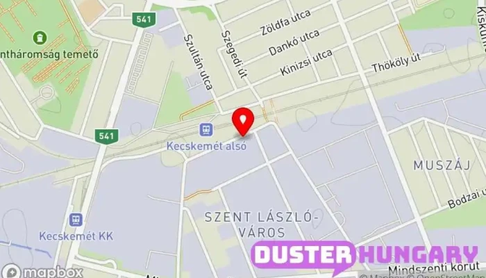térkép Lamans Color Bt. Autófestés ban Kecskemét