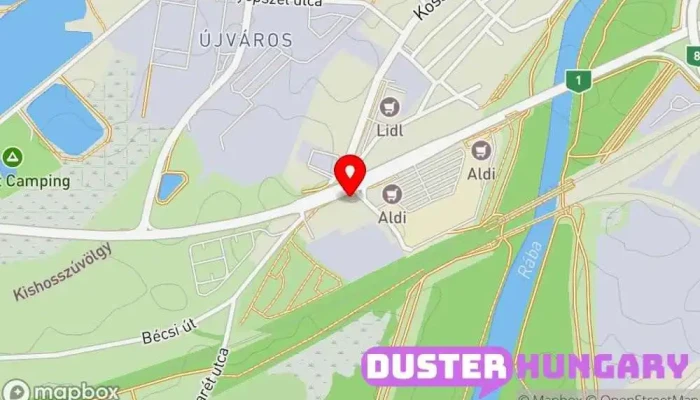 térkép Leadec Kft. Vállalatok közötti kereskedelem ban Győr