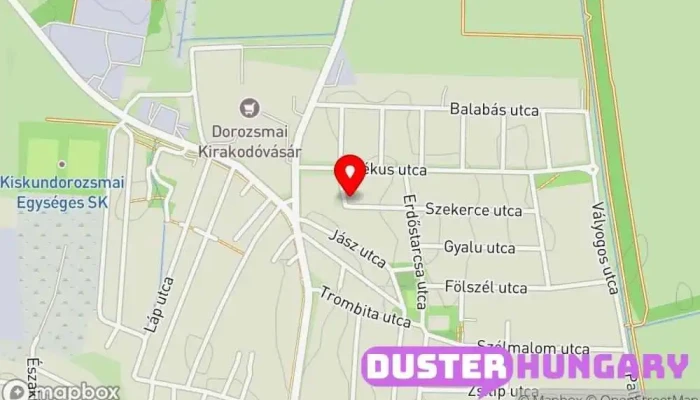 térkép Lucar Kft. Karosszérialakatos, Autóklíma-szolgáltatás ban Szeged