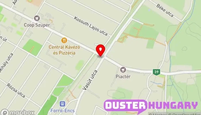 térkép LUTHERM KFT. Klíma- és fűtésszerelő, Gázkészülék-bolt, Gázszerelő, Világítástechnikai szaküzlet, Szerszámkölcsönzés, Szerszámbolt ban Encs