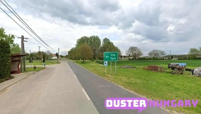 Lőkösháza, eleki útelágazás - Lőkösháza