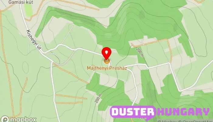térkép Majthényi Présház Borozó Magyar étterem ban Balatonlelle-Kishegy