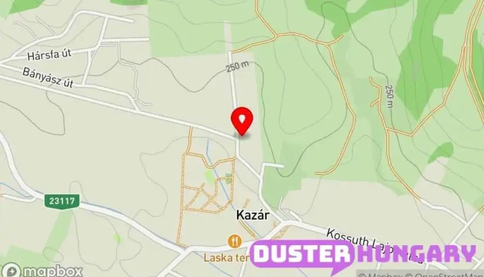 térkép Malomkalács Vendégház Szállás ban Kazár