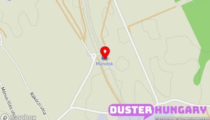 térkép Mándok Vasútállomás ban Mándok