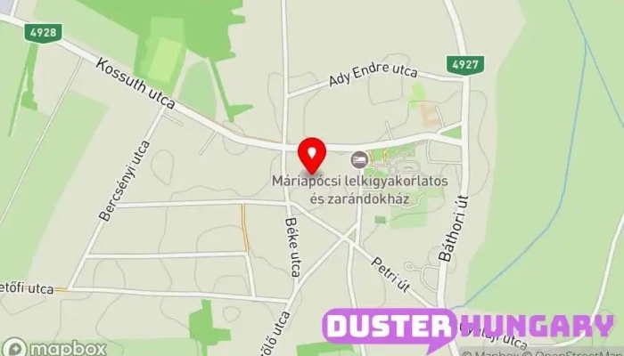 térkép Máriapócs  ban Máriapócs