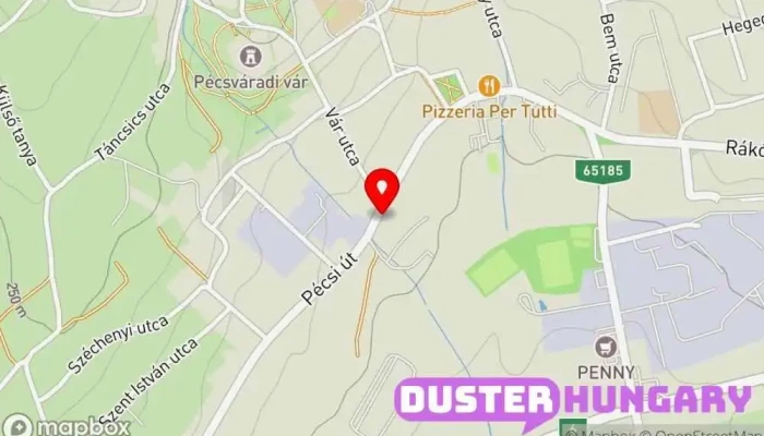 térkép Mártusz Autó Kft. Autóalkatrész-üzlet ban Pécsvárad